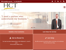 Tablet Screenshot of hct-cpa.com